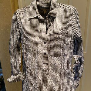 MK Gingham Shirt Dress